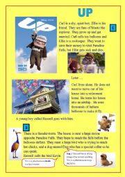 English Worksheet: UP (the movie, 2009)