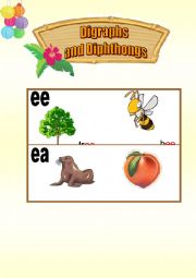 English Worksheet: Phonics:digraphs 1