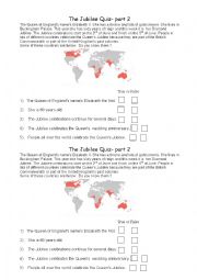 The Queen´s Diamond Jubilee Quiz- Part 2
