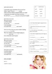 English Worksheet: safe and sound