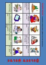 English Worksheet: Gerunds