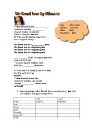 English Worksheet: Song: