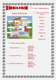 English Worksheet: Home - House