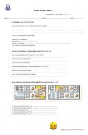 English Worksheet: THERE IS, THERE ARE, PLACES AT SCHOOL, WHO,WHAT, HOW MANY
