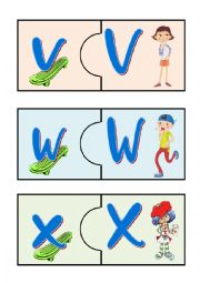 v-z alphabet puzzle