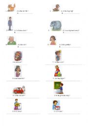 Worksheet On Adjectives