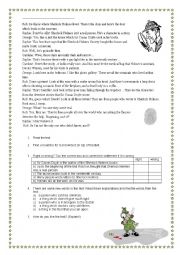 English Worksheet: Sherlock Holmes: text- reading comprehension + tasks