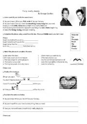 English Worksheet: Savage Garden Truly Madly Deeply