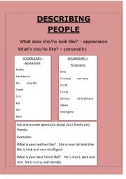 Describing People