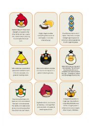 English Worksheet: Angry Birds (2/2)