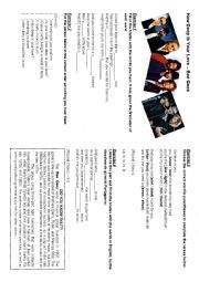 English Worksheet: Song Activity - How deep is your love - Bee Gees