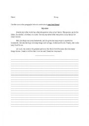 English worksheet: best friend