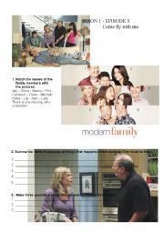 English Worksheet: Modern Family Lesson