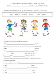 English Worksheet: has got  affirmative, negative, question