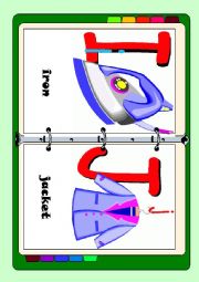 English Worksheet: My Alphabet MINIBOOK Part 3