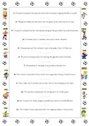 Football Vocabulary 
