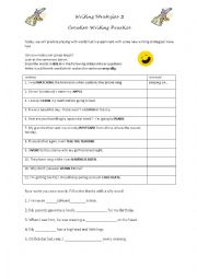 English Worksheet: Creative Writing: Alliteration, Hyperboles, and Analogies