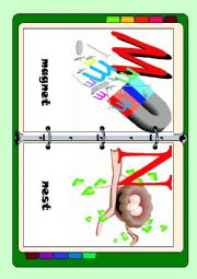 English Worksheet: Alphabet Minibook Part 4