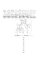 English Worksheet: family members