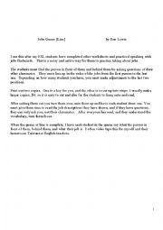 English Worksheet: Jobs  Queue [Line]