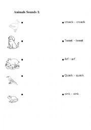 English Worksheet: sound