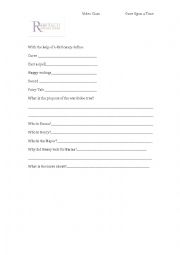 English Worksheet: once upon a time 