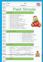 English Worksheet: PAST SIMPLE