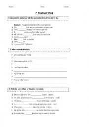 English Worksheet: test on present simple and continuous