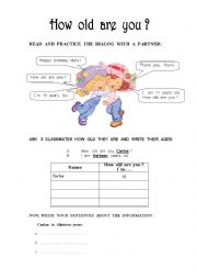 Carioquinha - How old are you? worksheet