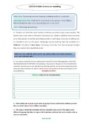 English Worksheet: INVENTIONS