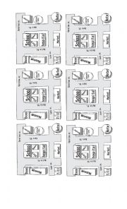 English Worksheet: Directions Map 