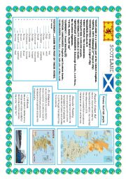 Scotland study sheet