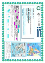 English Worksheet: Greece study sheet