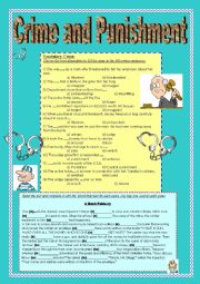 English Worksheet: Crime and Punishment