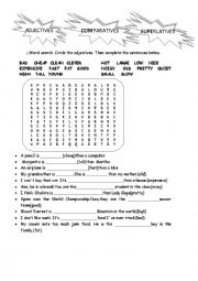 English Worksheet: Comparative and Superlative Form