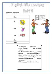 English Worksheet: English Elementary Grammar