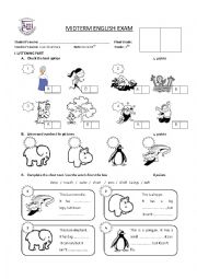 English Worksheet: Can 