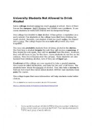 ALCOHOL BAN