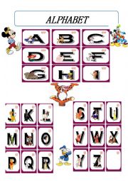 English worksheet: Alphabet