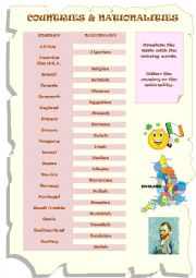 COUNTRIES & NATIONALITIES 