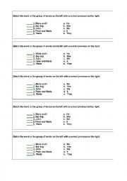 English worksheet: Personal Pronoun Activity 