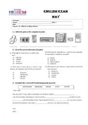 English Worksheet: computer