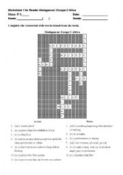 English Worksheet: Madagascar Escape  2 Africa 