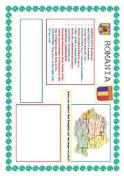 English Worksheet: Romania study sheet
