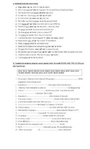 English Worksheet: Prepositions and Phrasal verbs