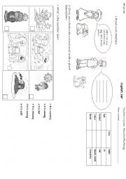 English Worksheet:  weather conditions pets and