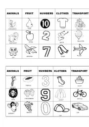 32 BINGO GAME CARDS - HOUSEHOLD ITEM…: English ESL worksheets pdf & doc