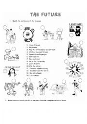 English Worksheet: The Future