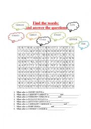 Food word search