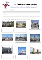 English Worksheet: The London Olympic Games (VIDEO)